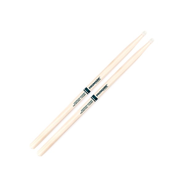 Promark TXR2BN American Hickory Natural Drumsticks - Nylon Tip